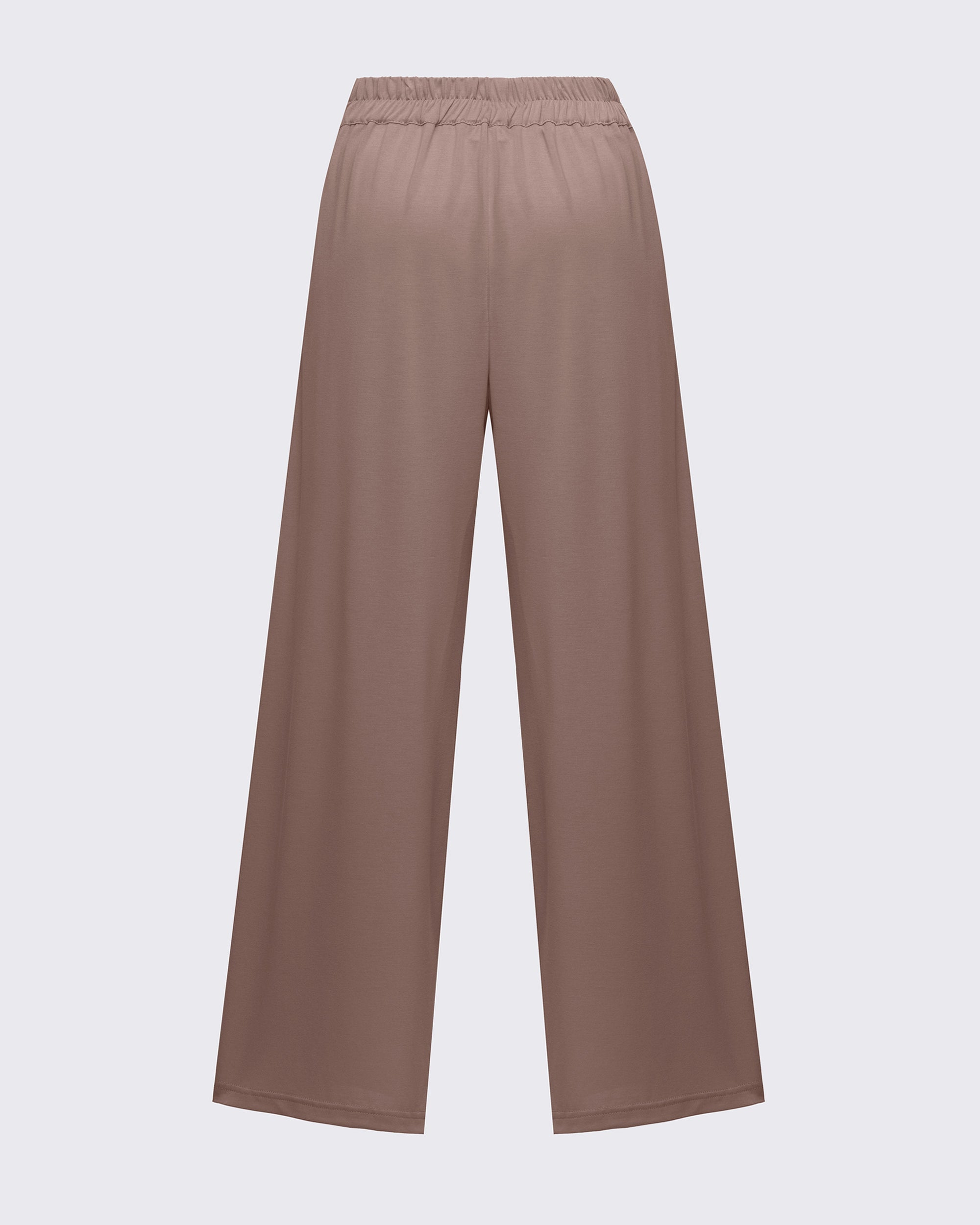 Etek Görünümlü Bol Paça Pantolon - Mocha