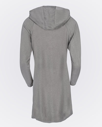 Önden Fermuarlı Kapüşonlu Modal Sweat - Vizon