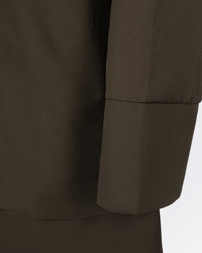 Cepli Kapüşonlu Aktif Trençkot - Haki