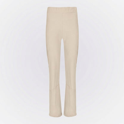 Likralı Boru Paça Aktif Pantolon - Bej