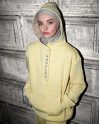 Kapüşonlu Pamuk Kumaşlı Comfy Sweat - Butter Yellow