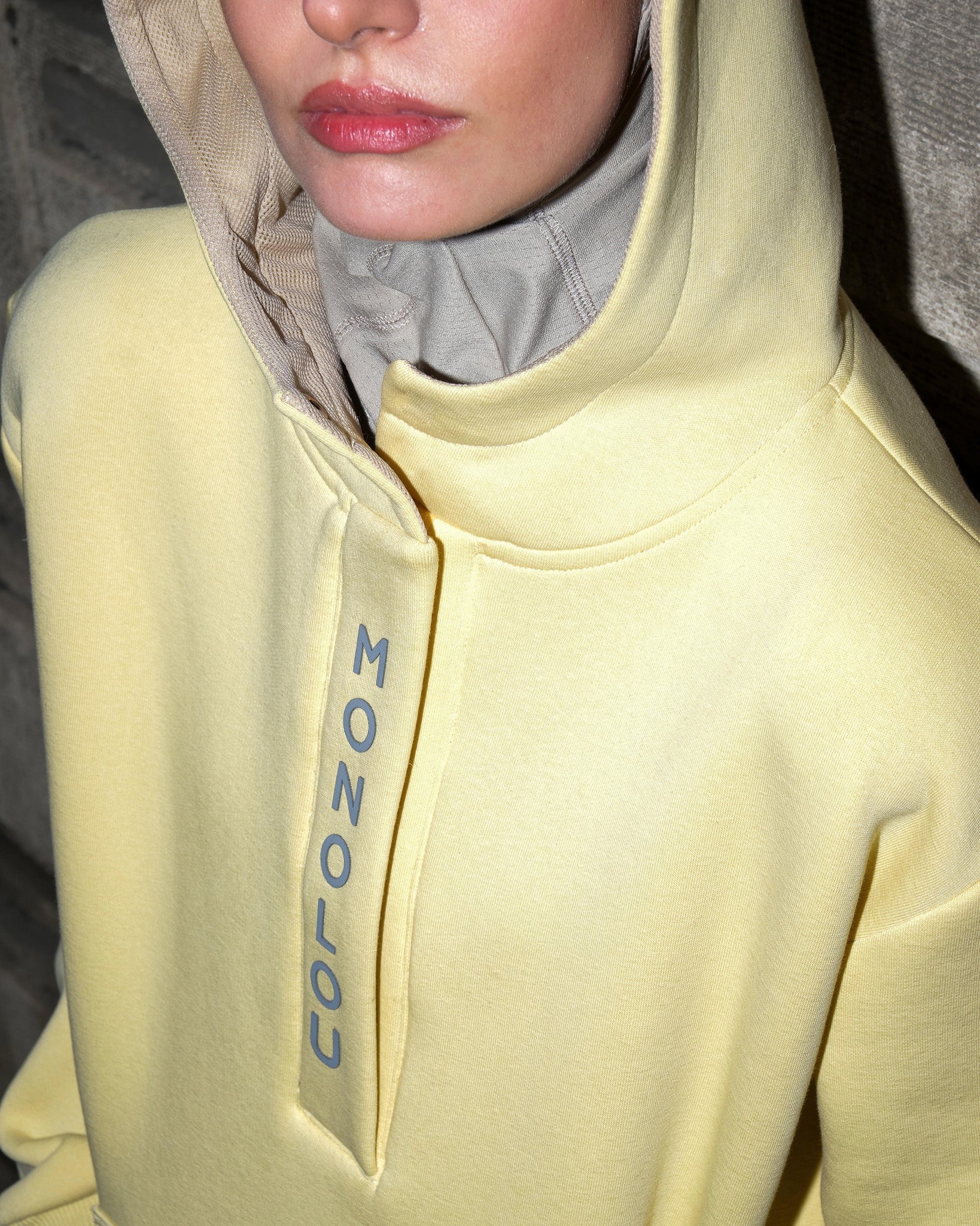 Kapüşonlu Pamuk Kumaşlı Comfy Sweat - Butter Yellow