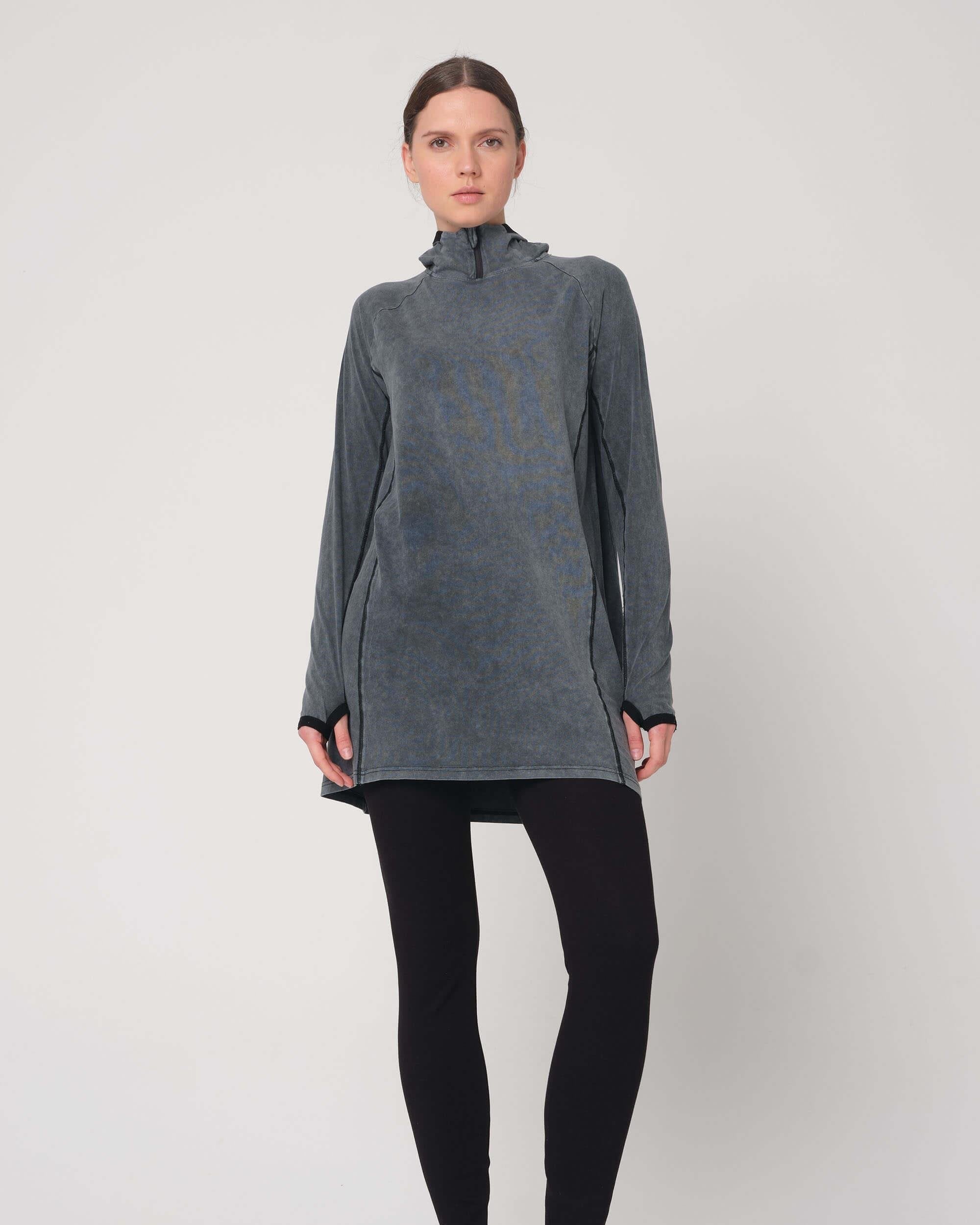 Kapüşonlu Koton Sweat + Buff Hediyeli ! - Monolou