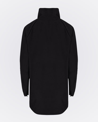 Yüksek Yakalı Aktif Üst - Siyah